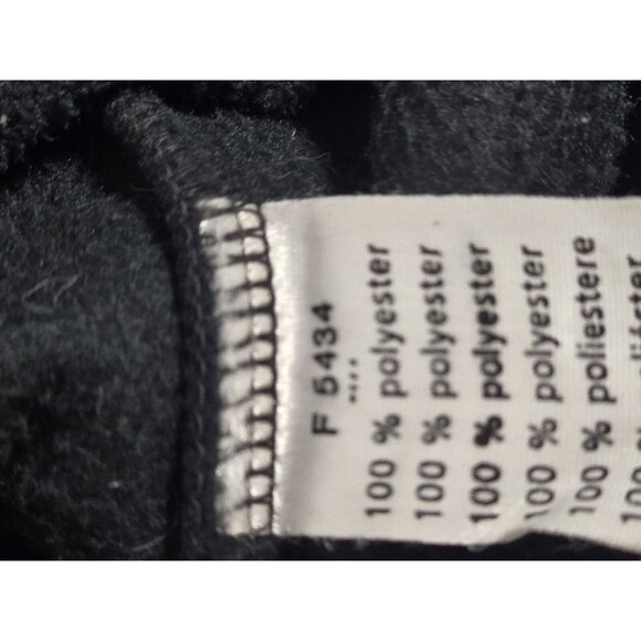 Womens Lacoste Black Quarter Zip Fleece Size 36/Small - Picture 5 of 7